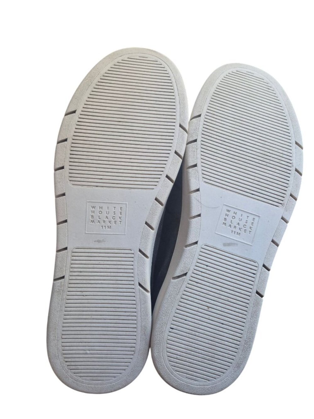 White House Black Market Gray Velvet Sneakers 11M - Picture 5 of 6